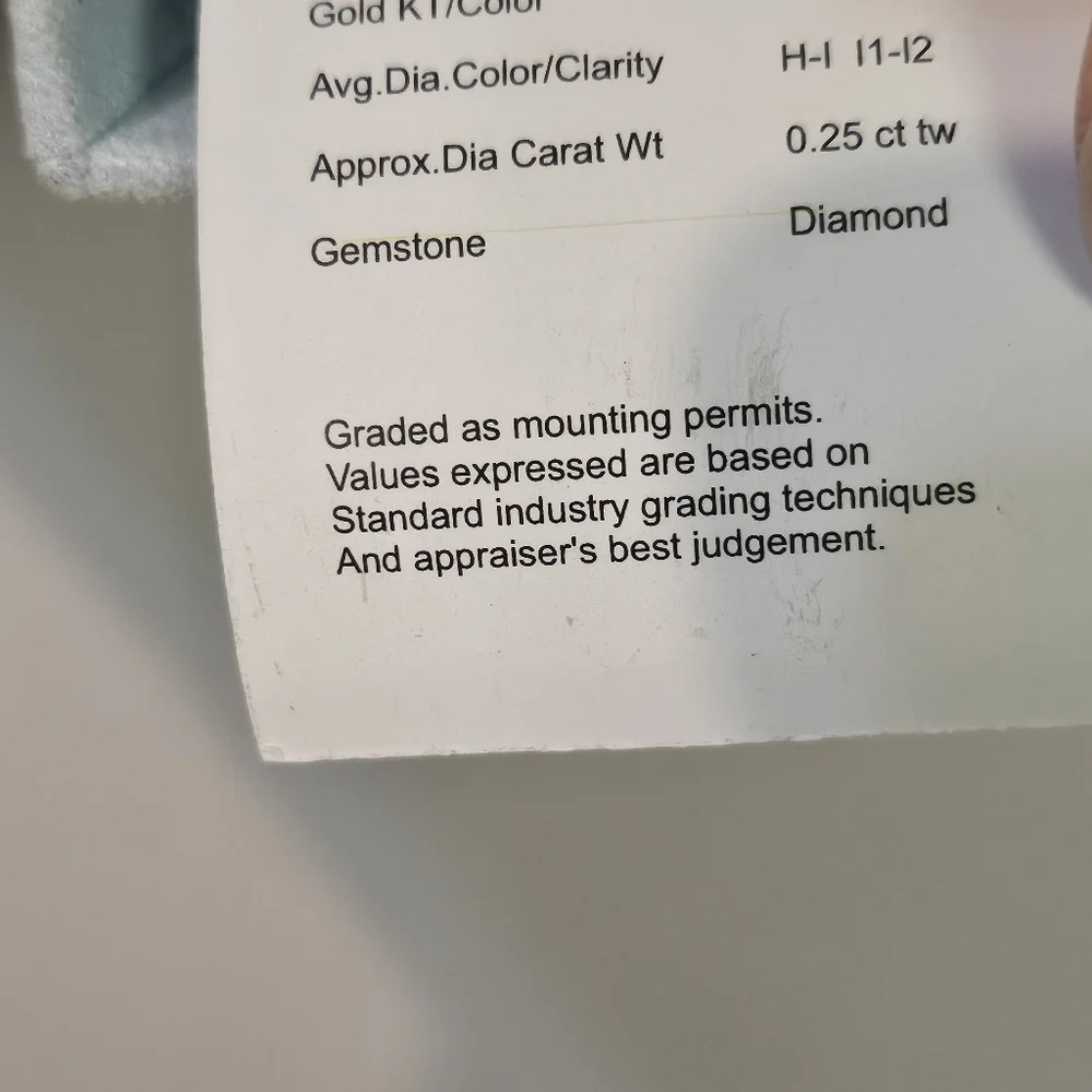 14K Gold Diamond Necklace - Picture 8 of 8